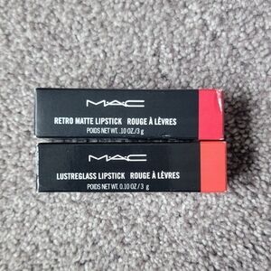 MAC Lipstick, 561 OH GOODIE, 706 RELENTLESSLY RED, Brand New, 2PK